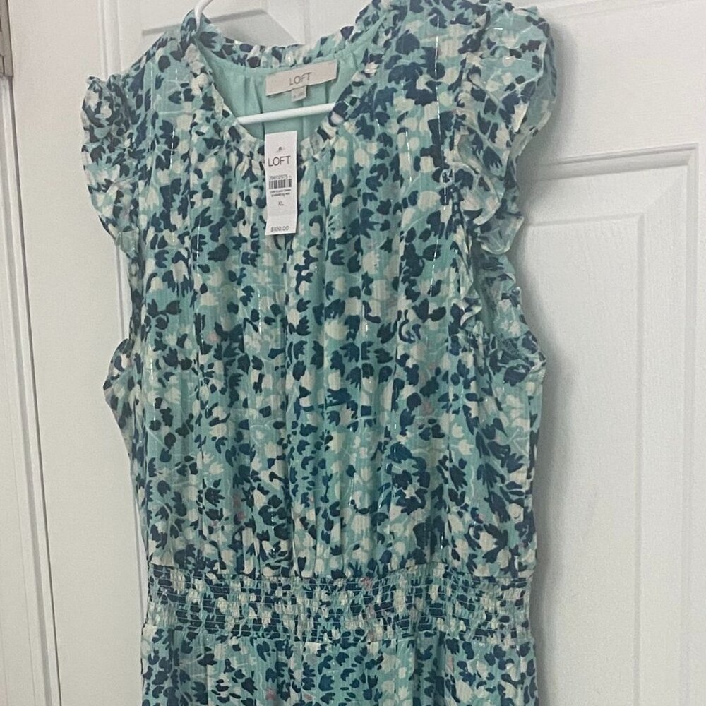 Summer Breeze Midi Dress from LOFT- NWT - Picture 12 of 14